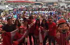 Valiente Amor alentó a la selección peruana en Lima Norte