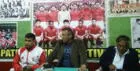 Copa Perú: Octavio Espinoza en lucha realiza conferencia y anuncia marcha