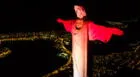 Brasil: Cristo Redentor vistió los colores de bandera bicolor por Fiestas Patrias de Perú [VIDEO]