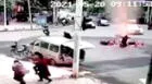 China: explosión en una alcantarilla lanza por los aires el pavimento en Wuhan [VIDEO]