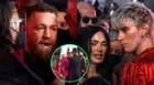 Conor McGregor agredió a Machine Gun Kelly, novio de Megan Fox, en los VMAs 2021