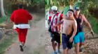 Piura: policía se disfraza de Papá Noel y captura a vendedor de droga en Sullana [VIDEO]
