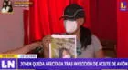 Mujer gastó cerca de S/95 mil luego que le inyectaran aceite de avión, en Cercado de Lima [VIDEO]