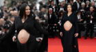 Adriana Lima causa sensación en alfombra roja de Cannes 2022 al lucir su embarazo [VIDEO]