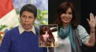Pedro Castillo repudia atentado contra la vicepresidenta de Argentina Cristina Kirchner: "Toda mi solidaridad" [FOTO]