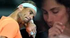 Esposa de Rafael Nadal llora al ver que tenista español es eliminado en segunda ronda del AO