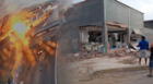 Explosión en la empresa Colpa Gas: video de la cámara de seguridad capta el aterrador momento