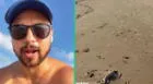 ¿Un extraterrestre en Australia? Joven encuentra extraña y temible criatura en la playa
