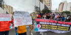 Rímac: colectiveros bloquearon avenida Prolongación Tacna en medio de protestas por su formalización