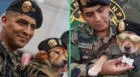 'Chato' el perrito policía que se robó miradas en la Parada Militar y es viral en las redes