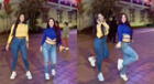 Venezolanas bailan en pleno corazón de Miraflores y se roban el show con sus singulares movimientos