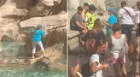 Turista escala la Fontana di Trevi para llenar su botella de agua: "El más caro del mundo"