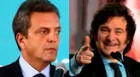 Elecciones Argentina: Sergio Massa reconoce victoria de Javier Milei y lo llama el nuevo presidente
