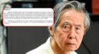 Corte IDH pide al Estado del Perú no acatar orden del TC: Alberto Fujimori no saldría libre