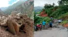 Terrible derrumbe en Yauyos dejó 13 viviendas sepultadas: Deslizamiento fue por fenómeno El Niño