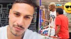 Paolo Guerrero es captado por 'ratuja' haciendo compras en supermercado de Trujillo junto al Coyote Rivera