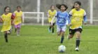 Niños inician escuela de fútbol en cancha con medidas oficiales