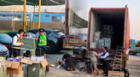 SJL: A balazos, PNP recupera camión con mercadería robada valorizada en 80 mil dólares