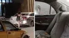 Áncash: Mujer destroza el vehículo de su pareja en medio de una fuerte discusión