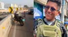 Surco: identifican al suboficial que cayó del puente Derby más de 8 metros con su motocicleta