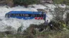 Accidente en Chachapoyas: bus con pasajeros sufre violento accidente y deja 1 fallecido y desaparecidos