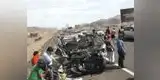 Tres estudiantes mueren al estrellarse auto en la Panamericana