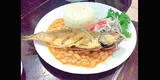 La receta popular: Frijol con arroz y pescado frito