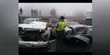 EEUU: 3 muertos en choque de 75 autos en Virginia