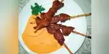 La receta popular: Anticuchos con trigo guisado
