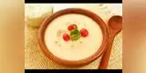 Crema de quinua*