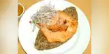 Tacu tacu de habas con mondongo*