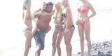 Juan Chiquito Flores y las Chicas Doradas: modelos europeas lo adoran