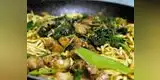 Tallarín saltado criollo