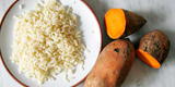 Sustituye el arroz por camote en tus comidas