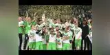 Carlos Ascues festeja el título de Wolfsburgo en la Supercopa