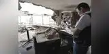 Centro de Lima: familia se salva de morir tras derrumbe de su vivienda