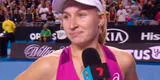 Australian Open: tenista se hace famosa por comentario 'porno' (VIDEO)
