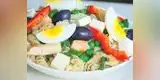 Ensalada mediterránea de pavita