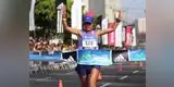Inés Melchor quedó en segundo lugar en Maratón de Corea (FOTOS)