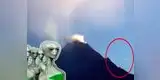 OVNI: filtran insólito vídeo de extraterrestre en Popocatépetl
