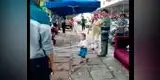  YouTube: niño chino protegió a su abuela de fiscalizadores con tubo de acero (VIDEO)