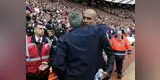 Mourinho vs. Guardiola: Técnicos olvidaron diferencias y se saludaron al final del partido (VIDEO)