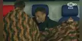 Champions League: Suplentes del CSKA se tapan con frazadas para combatir el frío (VIDEO)