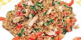 Receta: Chaufa de quinua con pollo