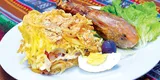 Tallarín con pollo al horno