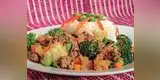 Guiso de vegetales con hígado