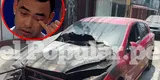 Diego Chávarri dio detalles sobre el hombre que incendió su auto (FOTOS-VIDEO)