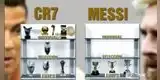 Cristiano vs. Messi: Vea la vitrina de títulos de ambos jugadores en el 2016 (VIDEO)