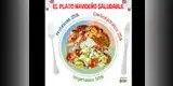 Navidad: la mitad de tu plato debe tener ensalada