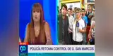 Magaly Medina llama "aprendices de terroristas" a estudiantes de San Marcos (VIDEO)